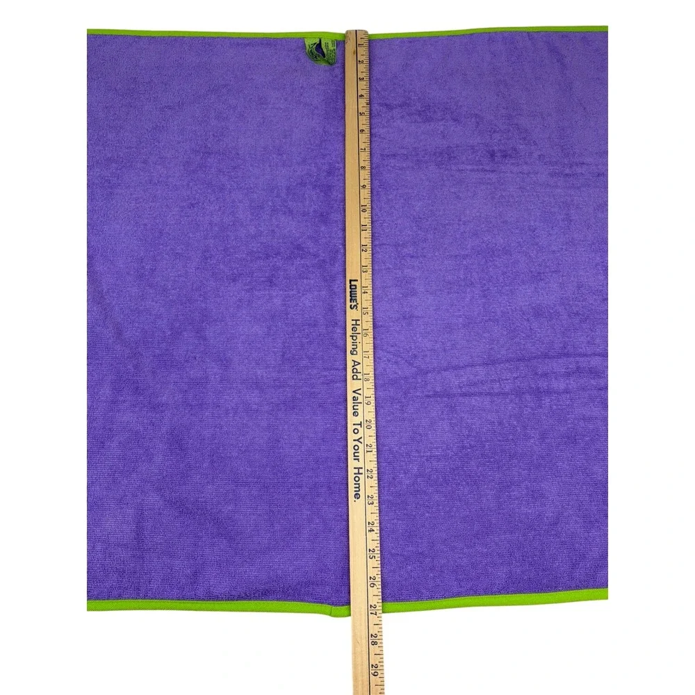 Norwex Baby Bib Towel Set Purple Lime Green‎ BacLock Microfiber Jungle Giraffe